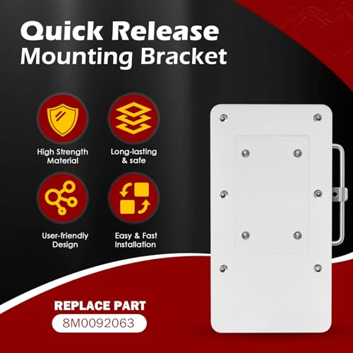 Camoo مجموعة قاعدة تركيب سريعة الإطلاق من MotorGuide سلسلة Xi 8M0092063 تناسب محركات Xi3 و Xi5 - Image 2