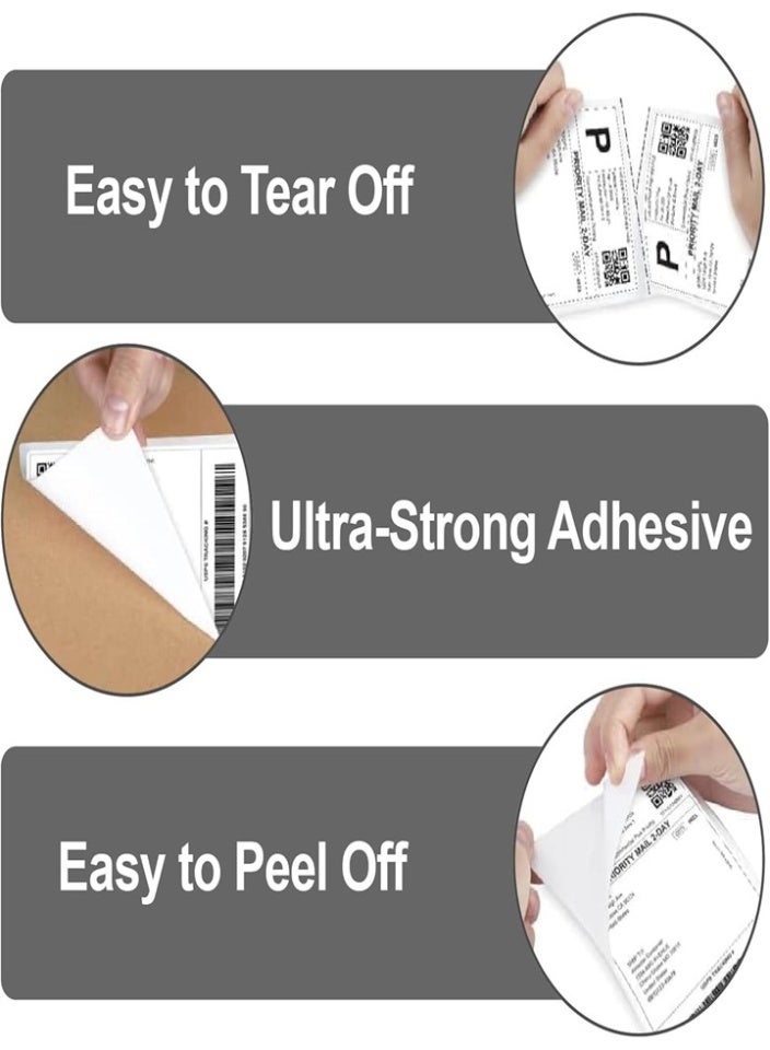 رول ملصقات باركود حرارية مقاس 10*15 سم – 500 ملصق - Image 5