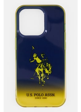 U.S. Polo Assn. iPhone 14 Pro Gradient Case with Dyed Bumper  Horse Logo Phone Case, Multicolor  - Image 3