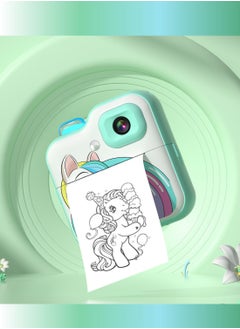 besrey  Kids Instant Print Camera, 48MP & 1080P Digital Camera with Print Paper, Portable Toy for Kids 3-10 Years（Blue）  - Image 3