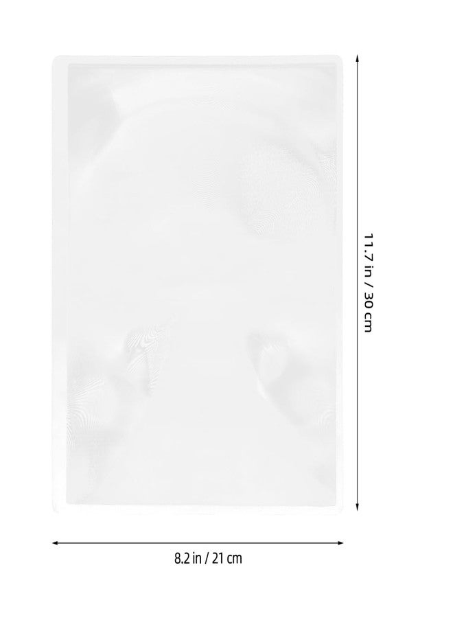 VOSAREA Magnifying Sheet PVC Large Page Magnifier for Reading Paper Portable Fresnel Lens for Seniors and Book Lovers Clear Distortion View for Writing Drawing Outdoor Use - Image 2