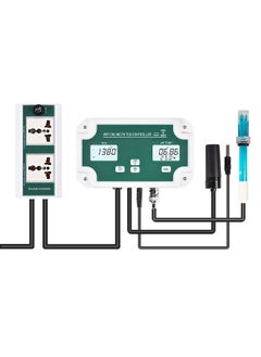WiFi Online pH TDS Controller Professional 3-in-1 pH/TDS/TEMP Water Quality Detector pH Controller with Relay Plug Repleaceable Electrode BNC Type Probe Water Quality Tester