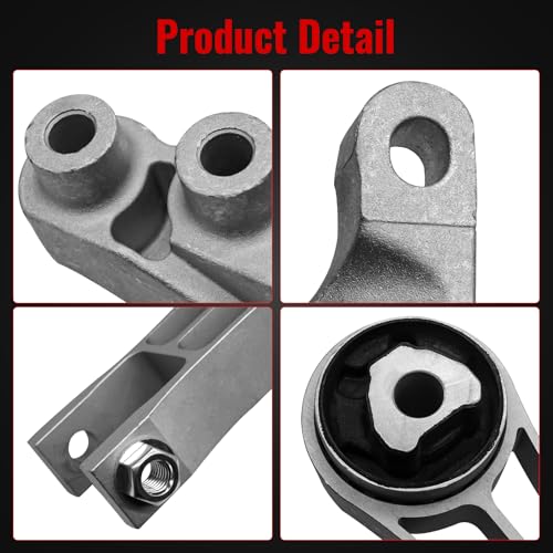 zuverlass 68224744AB Engine Motor Mount Transmission Mount Torque Strut Mount Set Fit for Chrysler Pacifica 3.6L V6 2017-2023, for Voyager 3.6L V6 2020-2022, Replace 68485537AA 68224742AD 68224746AB - Image 5