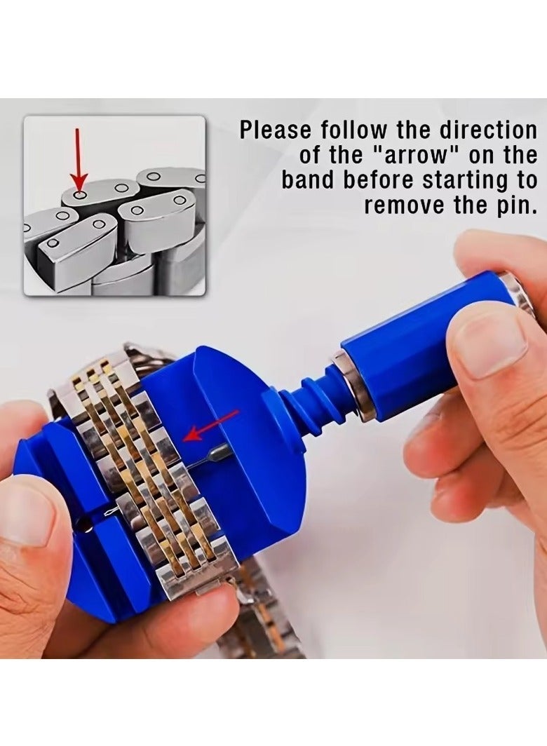 KOOKNA Watch Link Removal Tool, Spring Bar Watch Strap Adjustment Tool for Shortening Watch Band - Image 3