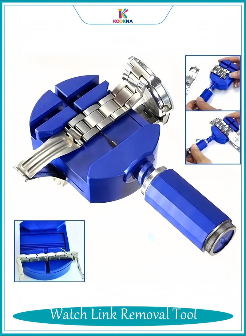 KOOKNA Watch Link Removal Tool, Spring Bar Watch Strap Adjustment Tool for Shortening Watch Band - Image 1