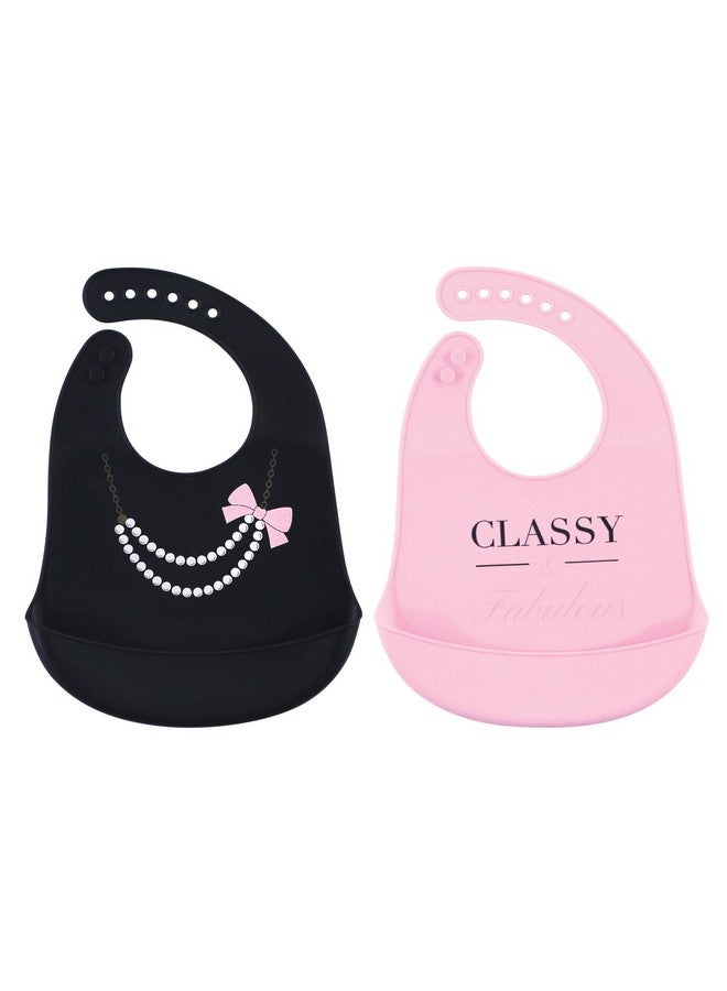 Little Treasure Unisex Baby Silicone Bibs, Classy, One Size - Image 2