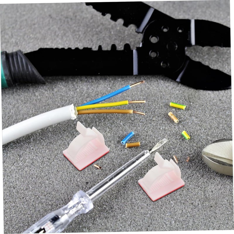 Quick assemble 100PCS Adjustable Acrylic Fixing for Wire Organization Self Adhesive Cable for Efficient Home and White Stackable design Fade proof Global standard processed material Sufficient order stock Precision made Light sturdy raw material Multi-market matching options Repeated use friendly design Domestic distribution ready Oil resistant Long lasting universal build Gulf standard sizing alternatives Market diverse application fit Local & cross border ship compatible Low wear optimized design Home & professional compatible Certified local stock Backup reserve local stock Temp resistant Connectable modular Flexible anti-break Bug proof seal Wear resistant upgraded material All climate suitability - Image 5