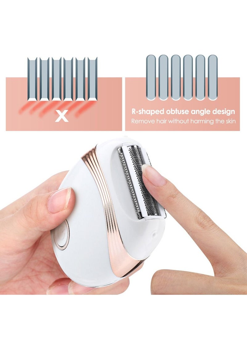 USB Rechargable Female Epilator Women Shaver Hair Removal Electric Lady Shaving Trimmer Bikini Depilatory Legs Body depilador - Image 4