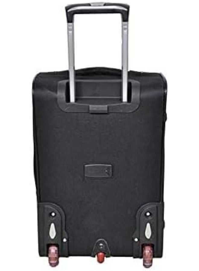20-Inch Fabric Carry-On Travel Suitcase with Wheels, Lightweight Cabin Luggage for Business and Vacation Travel - Image 4