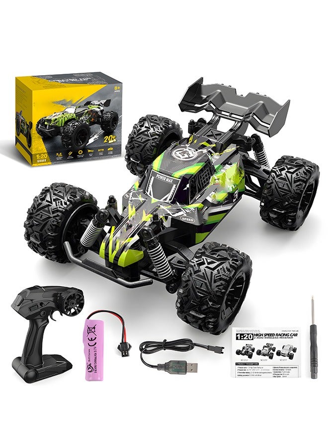 1:20 Electric Off-Road Remote Control Car - High Speed ​​2.4GHz All Terrain Vehicle - Perfect Racing Toy for Kids and Adults Remote Control Car - Image 1