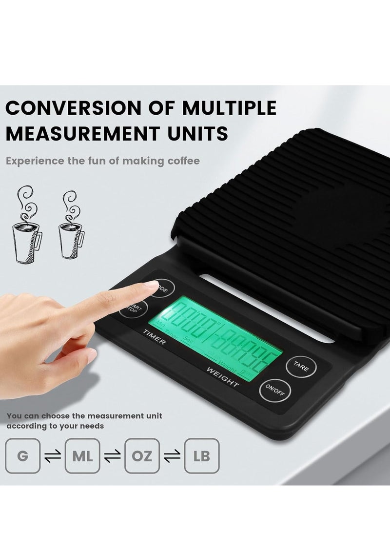 Generic Digital Coffee Scale with Timer for Pour Over and Drip Coffee  - Image 3