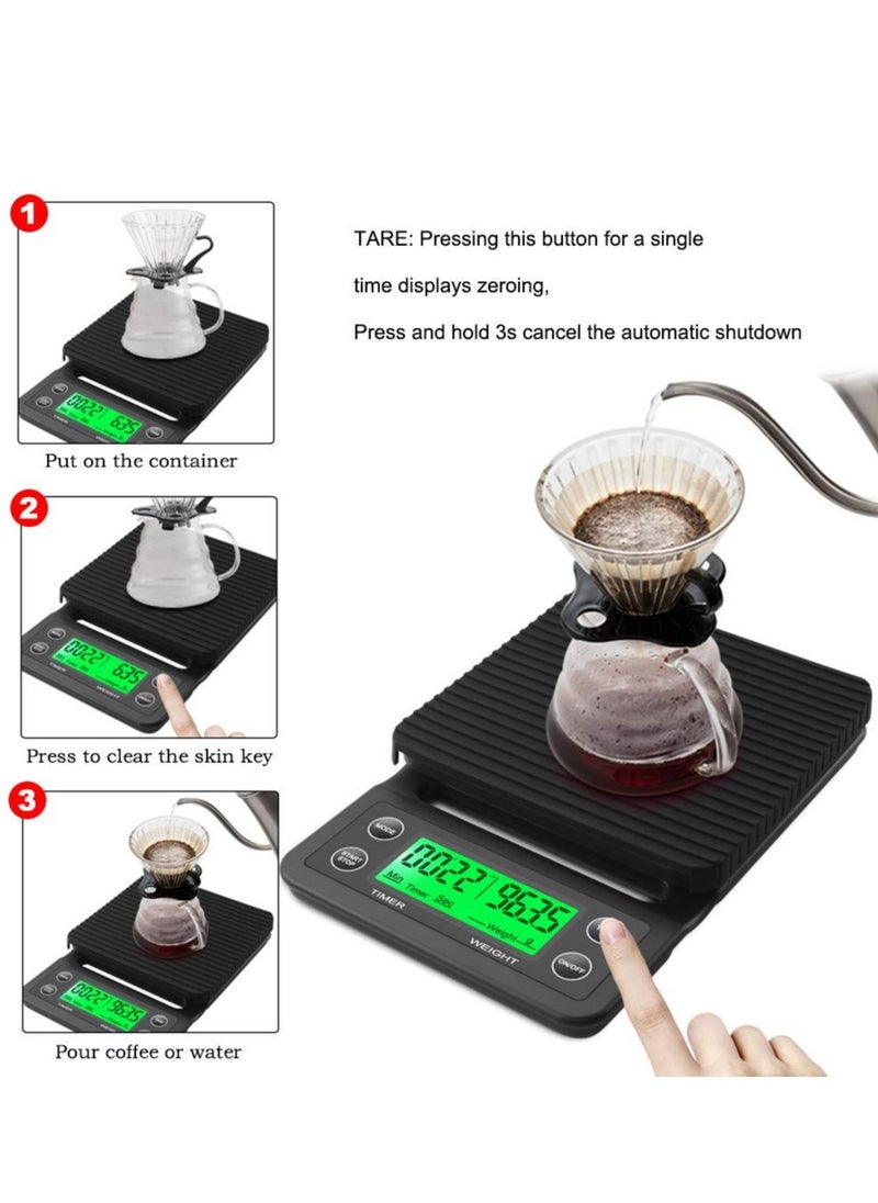 Generic Digital Coffee Scale with Timer for Pour Over and Drip Coffee  - Image 5