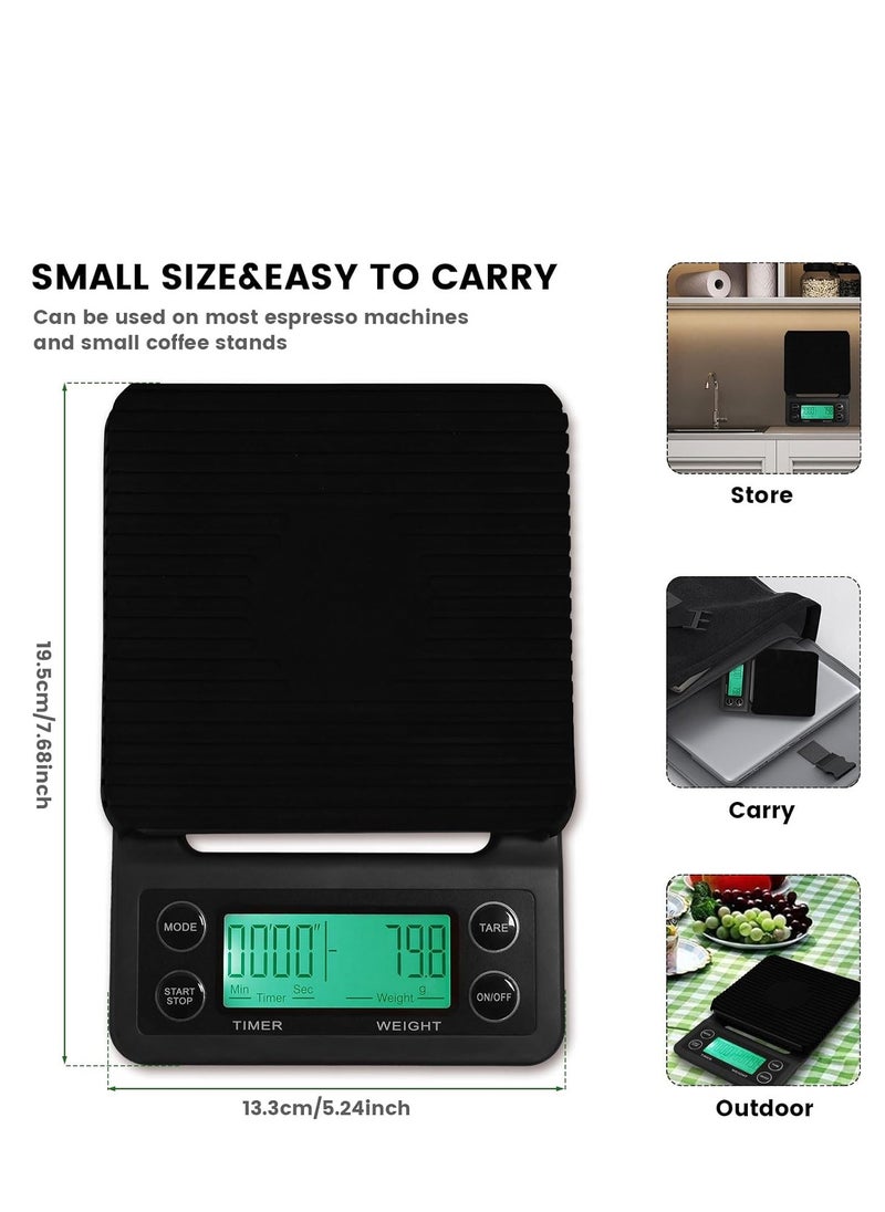 Generic Digital Coffee Scale with Timer for Pour Over and Drip Coffee  - Image 4