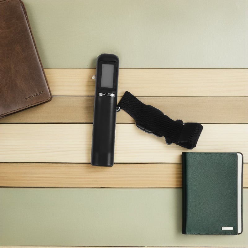 Portable Electronic Luggage Scale: Handheld Suitcase Scale 50kg/110lbs with Strong Strap Backlit LCD Display -Off - Travel Essential Weight - Image 4