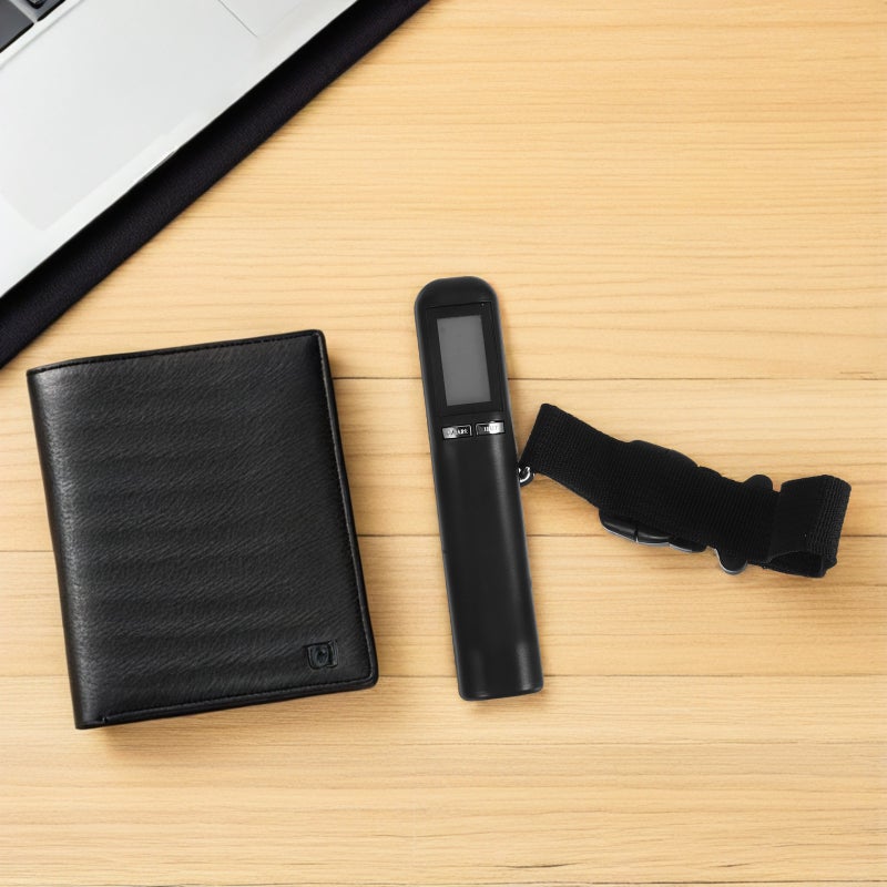 Portable Electronic Luggage Scale: Handheld Suitcase Scale 50kg/110lbs with Strong Strap Backlit LCD Display -Off - Travel Essential Weight - Image 3