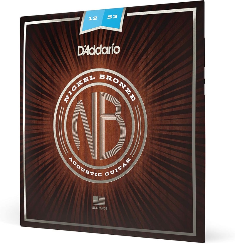 D'Addario Nickel Bronze Acoustic Guitar Strings - Image 1
