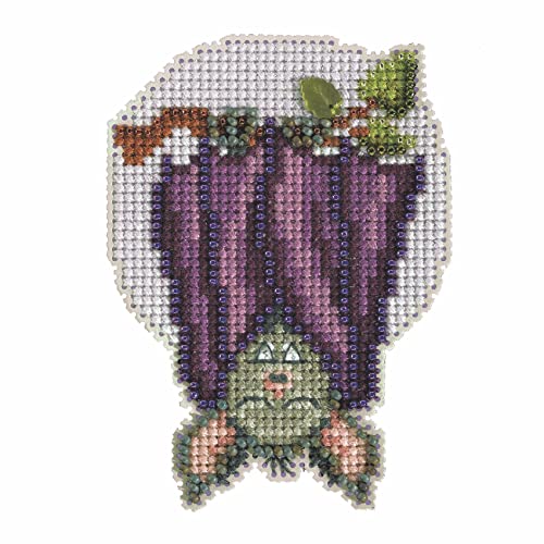Mill Hill Batty Beaded Counted Cross Stitch Ornament Kit Mill Hill 2022 Autumn Harvest MH182221 - Image 4