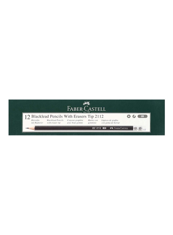 FaBER-CaSTELL Goldfaber Graphite Pencil, Pack of 12-2B 2112 - Image 1