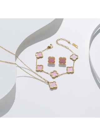 Pink three-piece set
