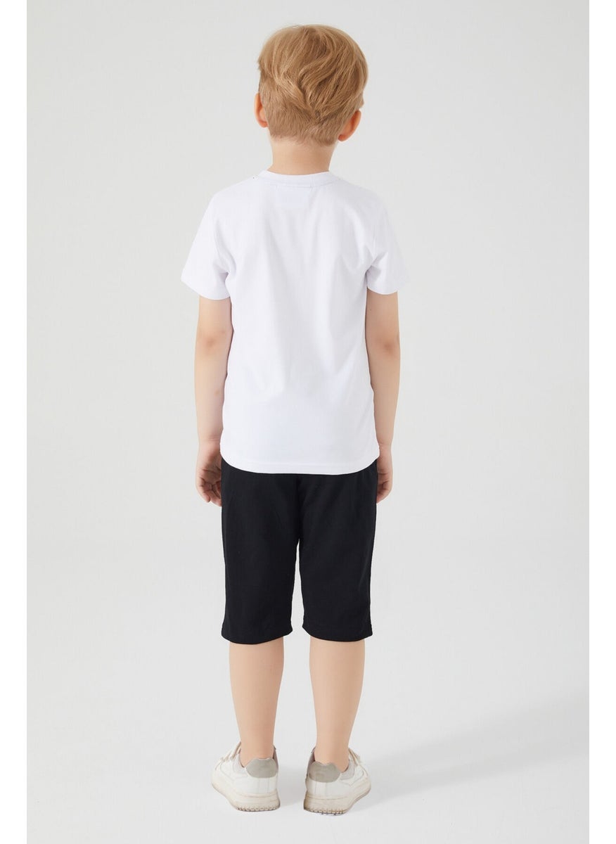 SUPERMAN - Hero White Boy Capri Suit - Image 1