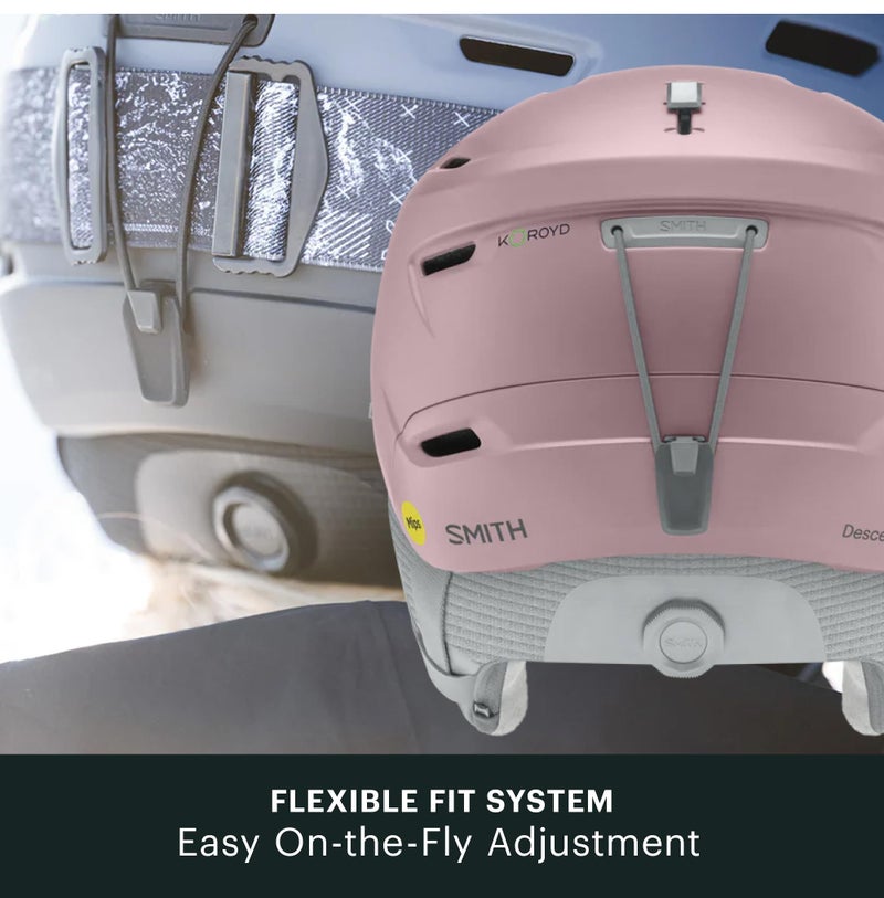 SMITH Descend MIPS Helmet â€“ Adult Snowsports Helmet with MIPS Technology + Zonal Koroyd Coverage â€“ Lightweight Protection for Skiing & Snowboarding â€“ for Men & Women â€“ Matte Dusk, Large - Image 5