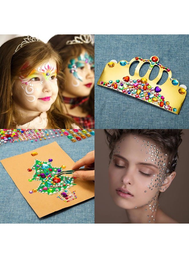 DOCLWF Gem Stickers Jewels for Crafts - Self Adhesive Rhinestone Jewel Stickers - Image 5