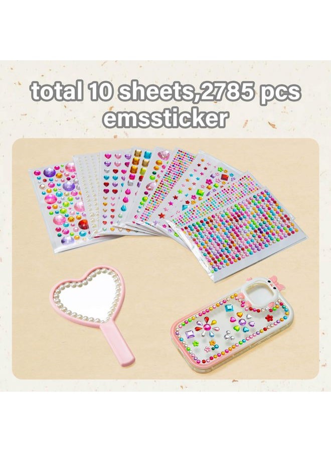 DOCLWF Gem Stickers Jewels for Crafts - Self Adhesive Rhinestone Jewel Stickers - Image 4