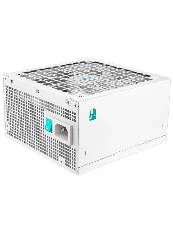 ديب كول مزود طاقة PN1200M WH بقدرة 1200 واط، معياري بالكامل، ATX 3.1، PCIe 5.1، حاصل على شهادة 80 PLUS Gold، مروحة FDB مقاس 135 مم، كابل GPU بقدرة 600 واط (12 فولت - 2x6)، تصحيح معامل القدرة النشط (Active PFC)، محول نصف جسر SRC LLC + DC-to-DC، مكثف ياباني عالي الجودة، أبيض | R-PNC00M-FC0W-JGUK - Image 4