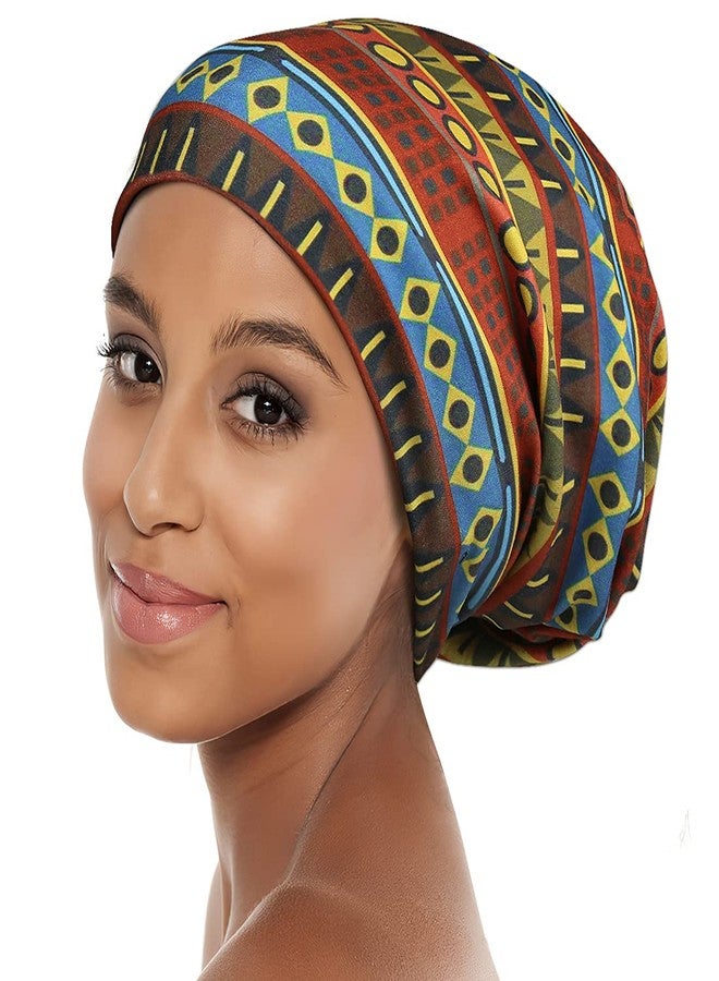 Heerf Curly Hair Wrap Natural Hair Buff Head Cover Night Slap Cap for Women - Image 1