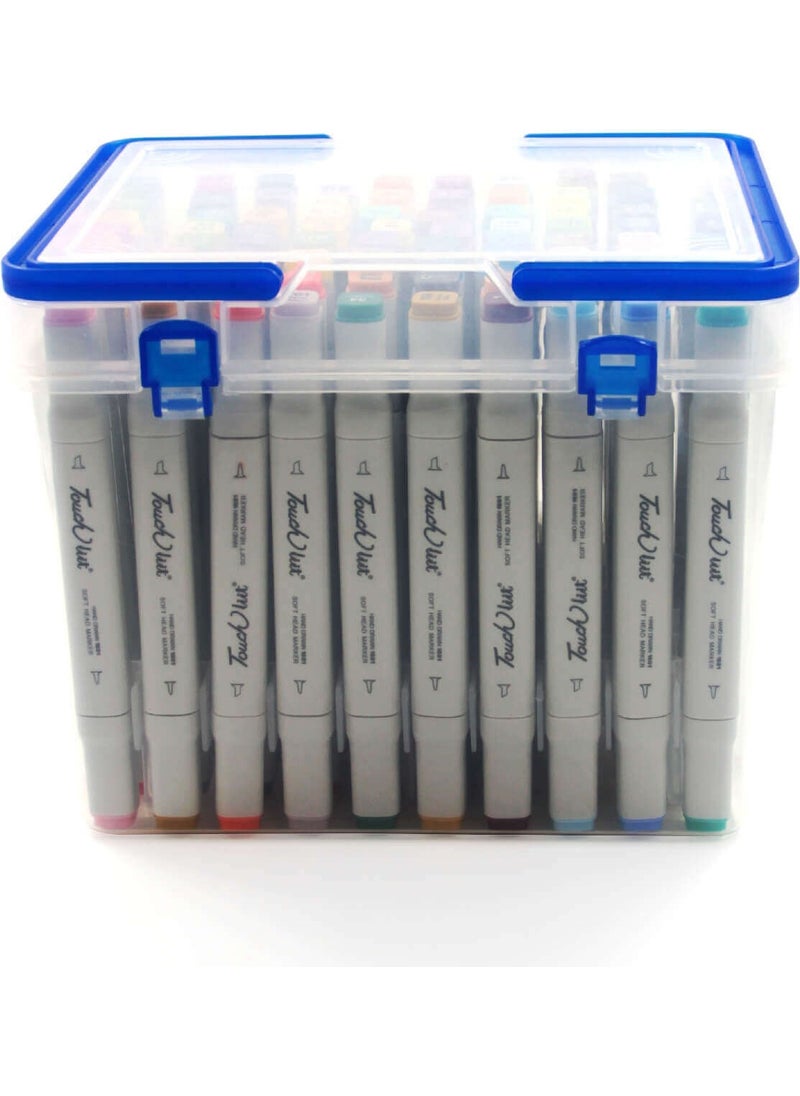 Gvn Art Touchliit Double Sided Graphic Marker Pen Set 60 PIECES  - Image 1
