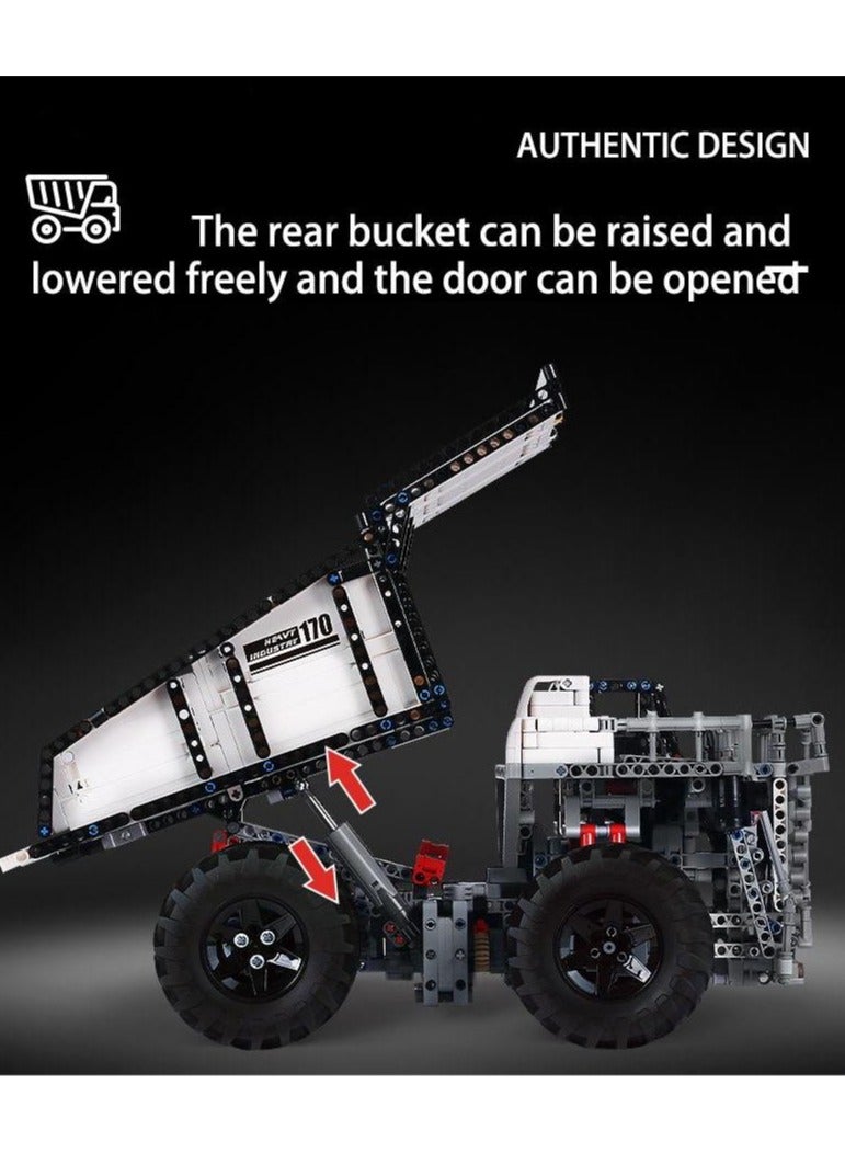 mould king Toys car mine heavy dump truck building kit, car toy building , Automobile toys building kit, suitable for children over 8 years old and adult display collectors, Gifts for adults and boys 17028  - Image 3