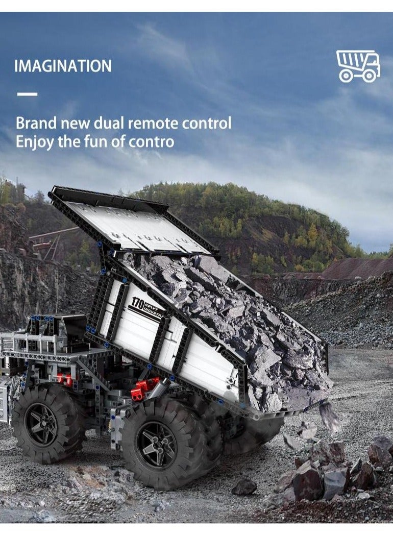 mould king Toys car mine heavy dump truck building kit, car toy building , Automobile toys building kit, suitable for children over 8 years old and adult display collectors, Gifts for adults and boys 17028  - Image 4