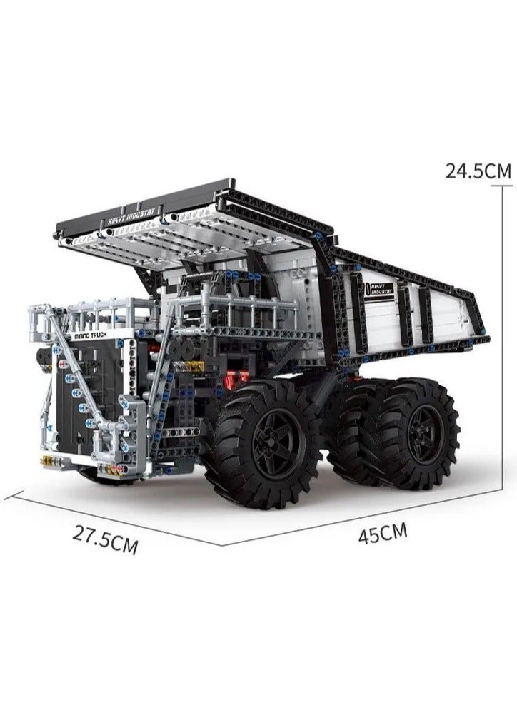 mould king Toys car mine heavy dump truck building kit, car toy building , Automobile toys building kit, suitable for children over 8 years old and adult display collectors, Gifts for adults and boys 17028  - Image 5