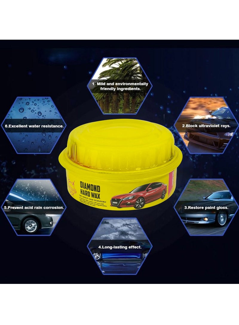 Sword Pro Diamond Hard Wax for Cars - UV Protection, Restores Paint Luster, Long-lasting Shine - Image 2