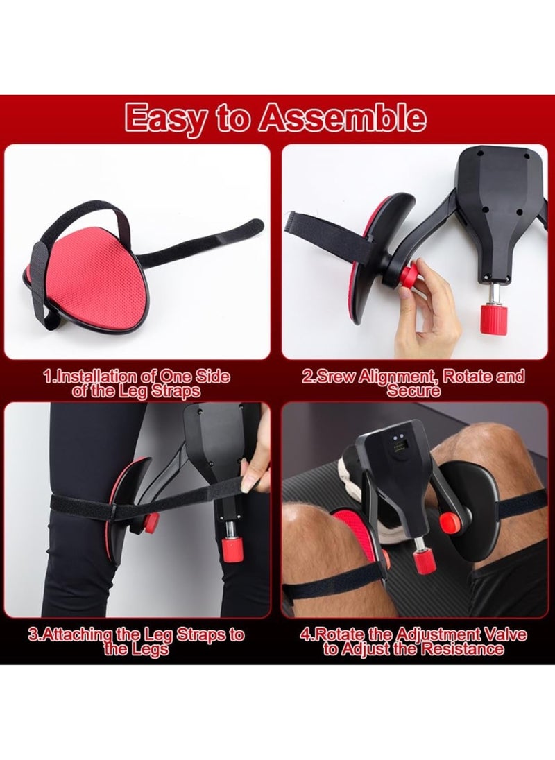 YOKA - Thigh Master Hip Trainer Kegel Exerciser, Hip Trainer Exercise Equipment,Adjustable Leg and Inner Thigh Strength Exercise Equipment，Legs Workout Equipment for Men ， Kegel Exercise Products for Women - Image 1