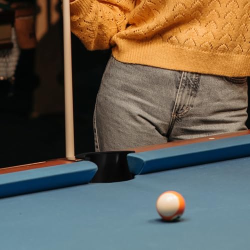 BESPORTBLE 6pcs Pool Table Pockets, Plastic Black Billiard Pocket Liner 4 Corner Protectortor Long-Lasting Pocket Frame Pool Table Accessory for Bar Pools Table - Image 2