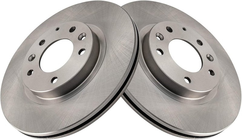 TRQ Front Brake Rotor Set Vented Compatible with 2006-2015 Mazda MX-5 Miata - Image 3