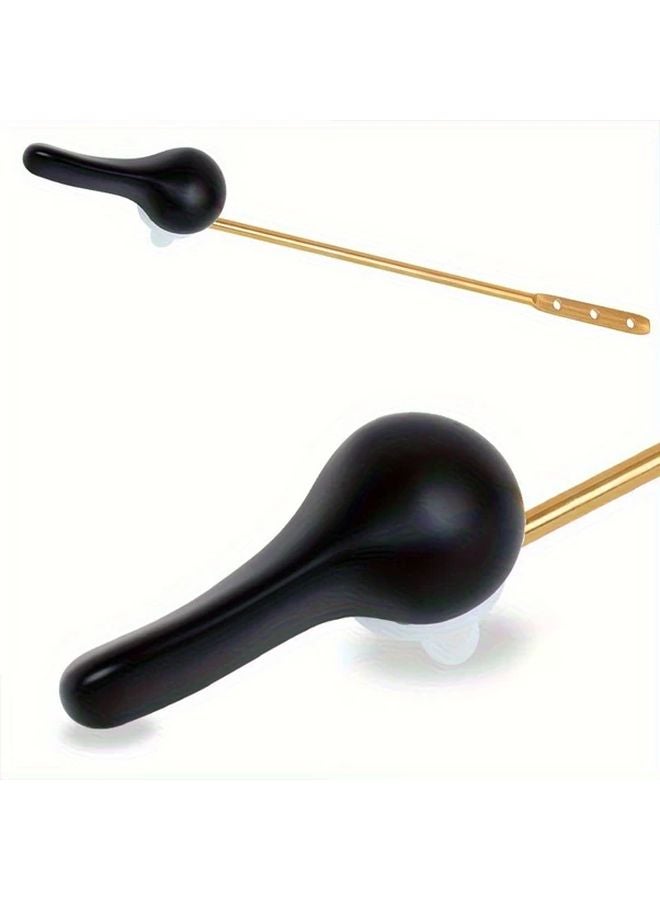 طقم استبدال مقبض دافق универсальный للحمامات باللون الفضي، مناسب لمعظم المراحيض الأمامية - Image 4