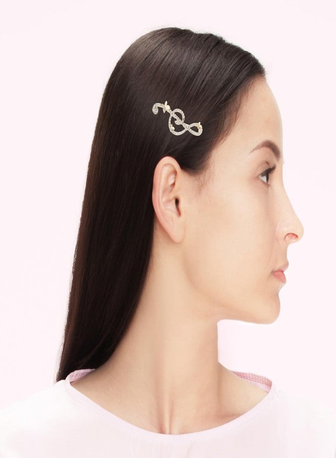 KALLORY 4 Pcs Side Clip Girl Hairpin Alloy Hair Clip Hair Accessories Music Note Hair Clip Bobby Pin Rhinestone Barrette Women Barrette Musical Note Women - Image 3