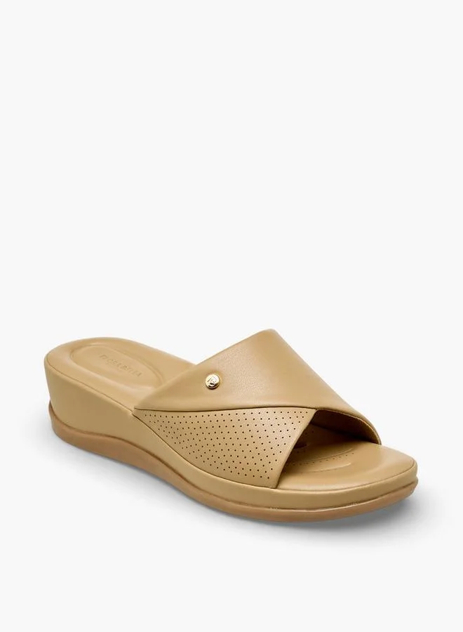 Flora Bella By Shoexpress Flora Bella Women Perforated Wedge Heel Sandals
