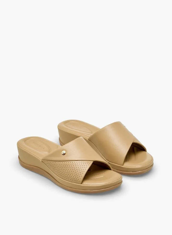 Flora Bella By Shoexpress Flora Bella Women Perforated Wedge Heel Sandals