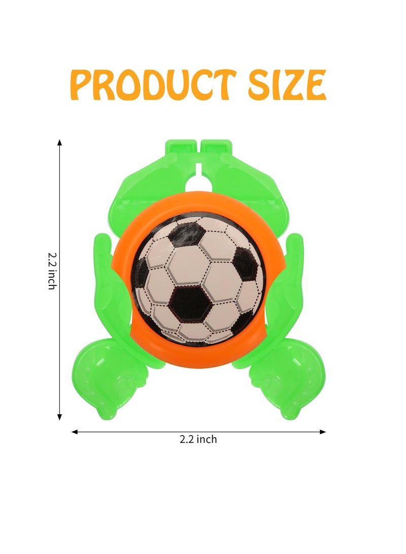 Excefore 60 Pack Football Flying Saucers Launcher Toys, Party Favors Chasing Toy Gifts Toys, Outside Flying Toys, Suitable for Kids 3-8 Years Old - Image 2