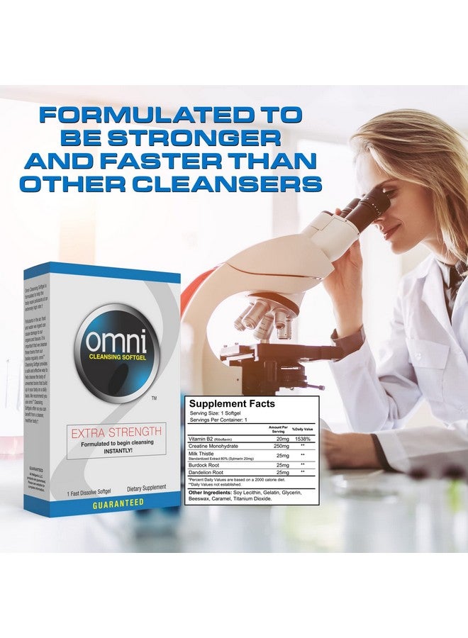 wellgenix ويلجينيكس أومني هيربال ديتوكس كلينس سوفتجيل: تطهير الجسم سريع المفعول، إزالة السموم بسرعة، تطهير بالأعشاب لتنظيف نظامك، 1 سوفتجيل سريع المفعول - Image 5