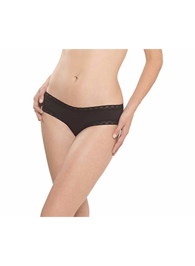 Natori Women's Bliss: Girl Brief 3 Pack Pant, Black (3 Pack), M - Image 2