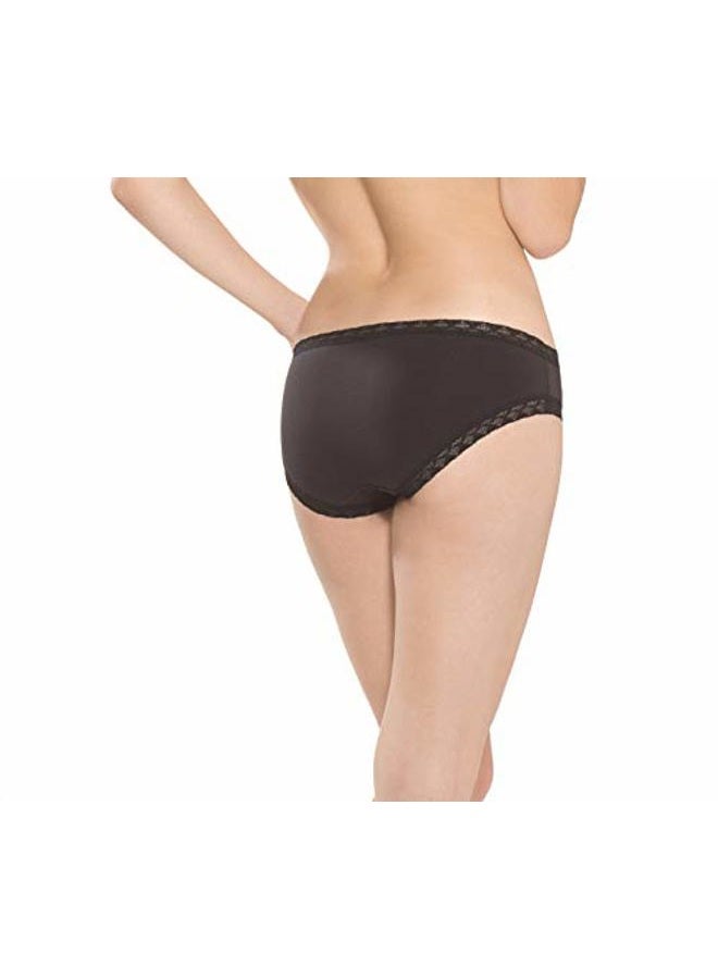 Natori Women's Bliss: Girl Brief 3 Pack Pant, Black (3 Pack), M - Image 3