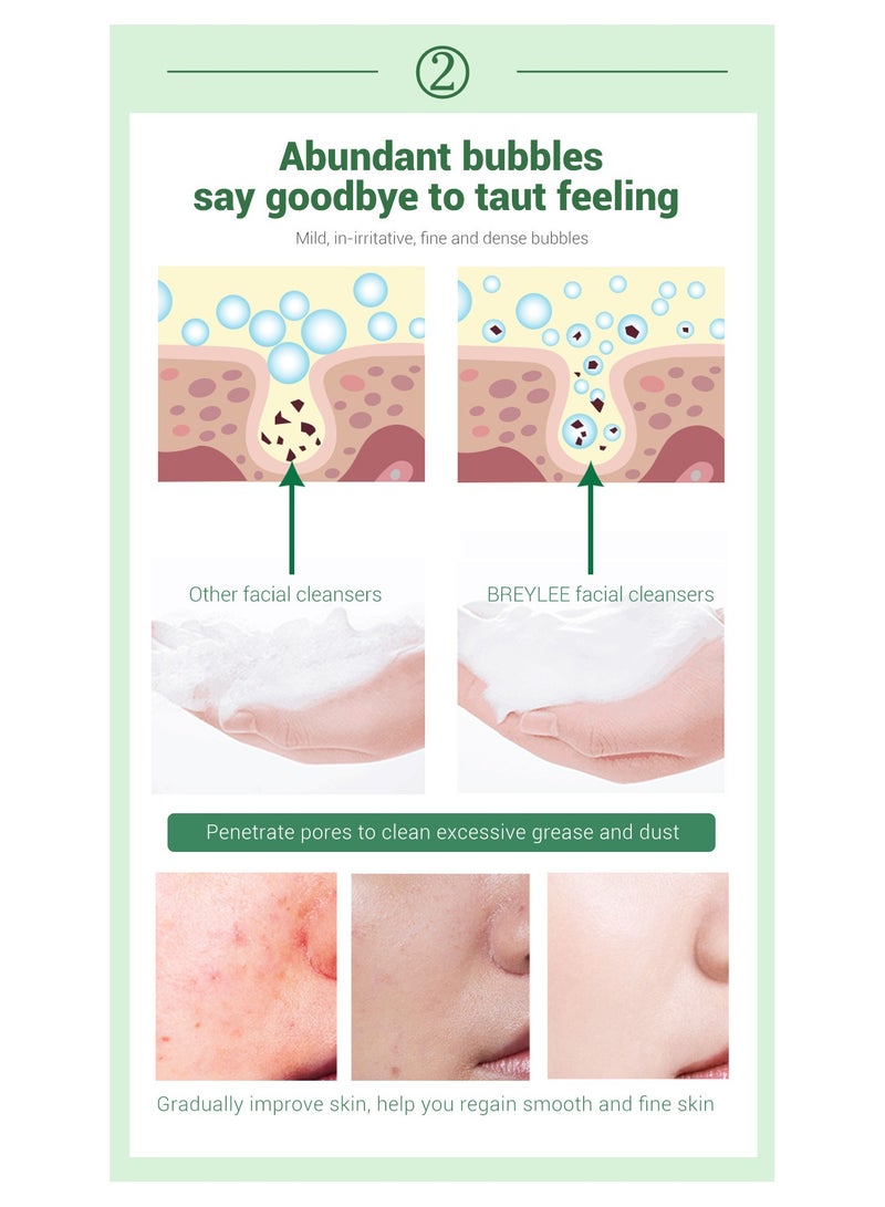 BREYLEE Tea Tree Acne Cleanser Facial Cleanser 100g - Image 4