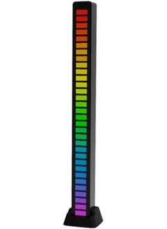 ELTRAZONE D08-RGB Smart LED Light Bars Car Sound Control Rhythm Light RGB Voice-Activated Music Atmosphere Lights Tube with 32 LED 18 Colors Built-in Battary 32 Bit for Car Gaming PC TV Room  - Image 1
