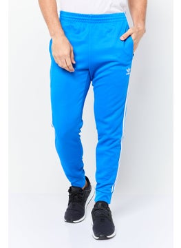 adidas Originals Men Slim Fit Training Sweatpants, Blue  - Image 1