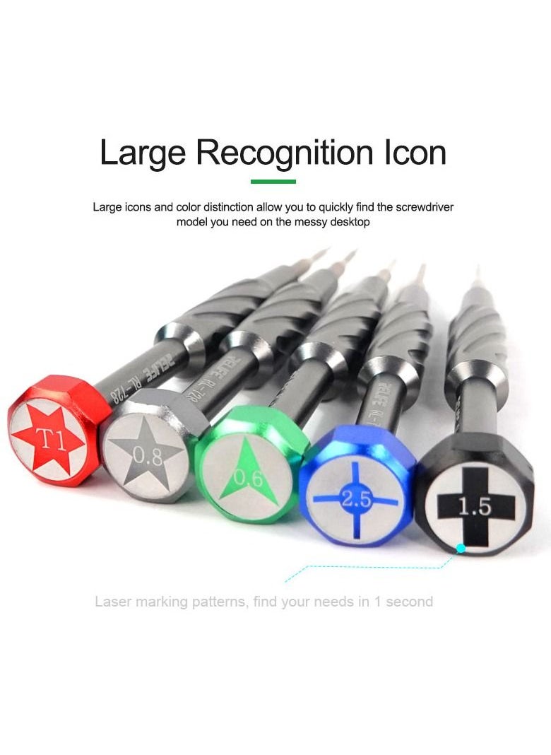 RELIFE - Set 2D S2 Steel Special Screwdrivers Repair Tools Kit for Mobile Phone Repair - Image 1