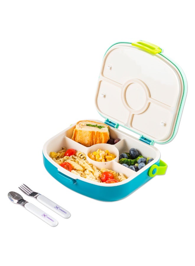 HYDROBREW 18" Backpack w/ Bento Lunch Box - Green - Image 4